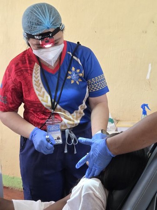 A photograph from an ARMS outreach.