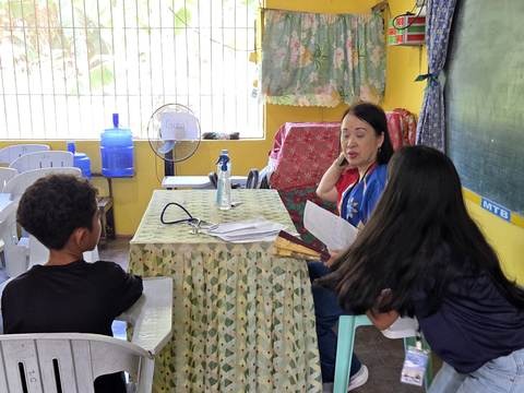 A photograph from an ARMS outreach.