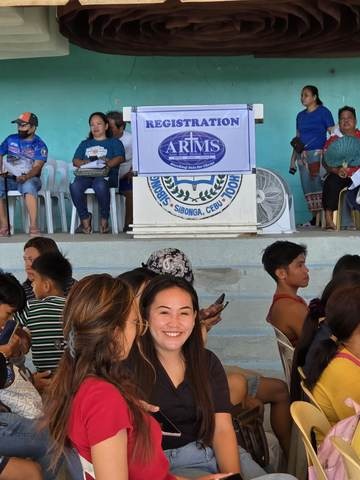 A photograph from an ARMS outreach.