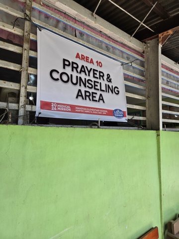 A photograph from an ARMS outreach.