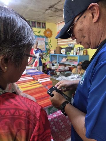 A photograph from an ARMS outreach.