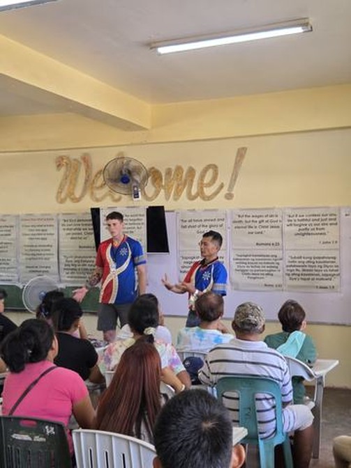 A photograph from an ARMS outreach.